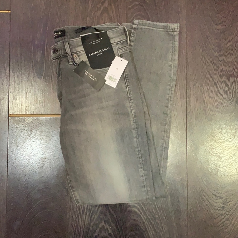 Charcoal Banana Republic Skinny Jeans